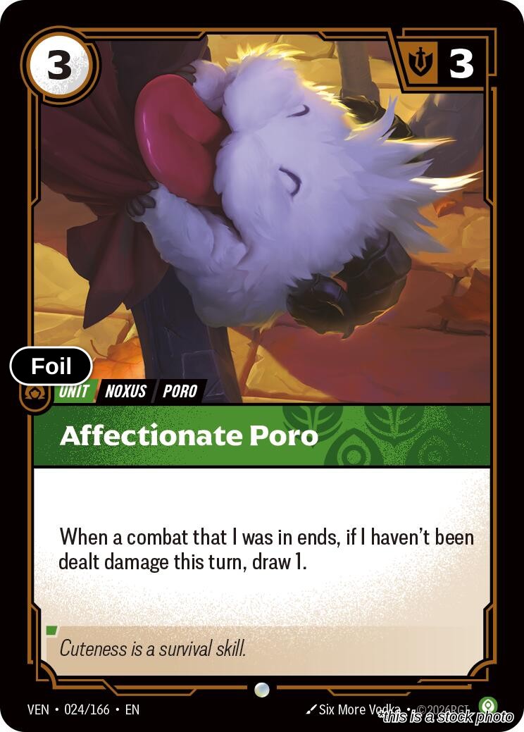 Affectionate Poro
