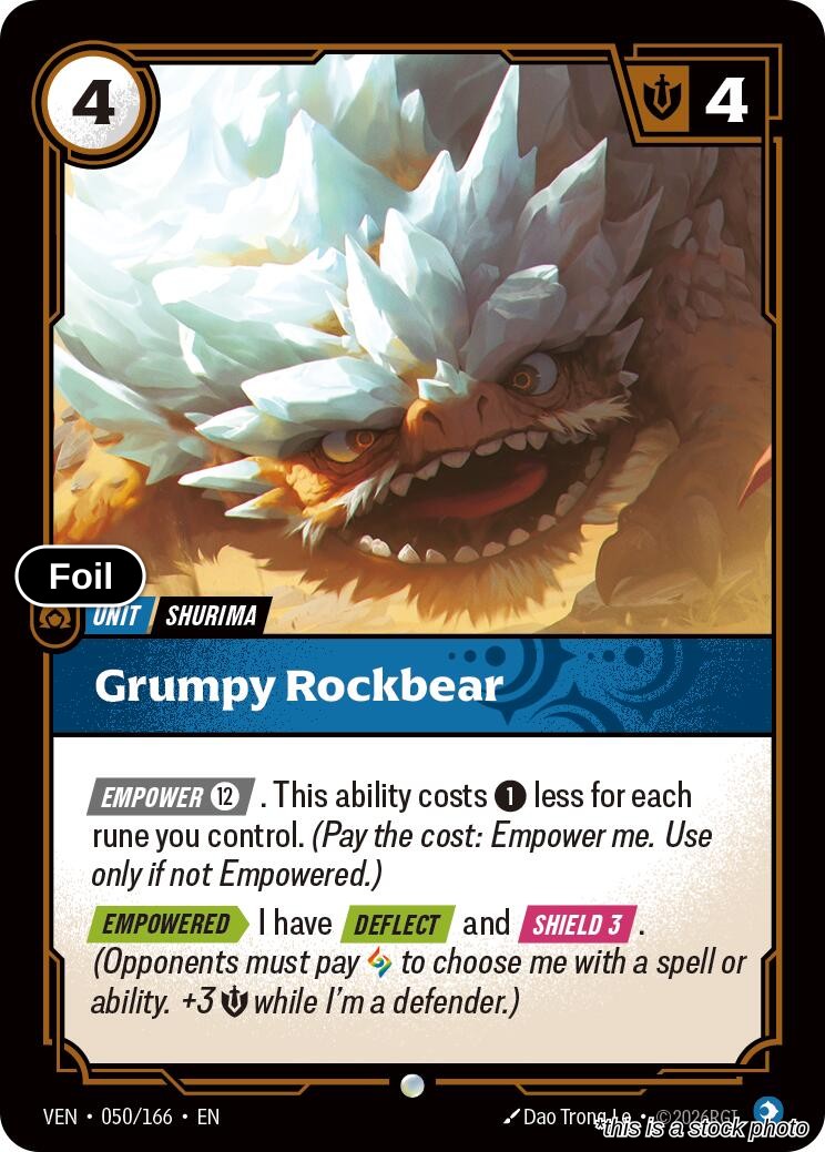 Grumpy Rockbear
