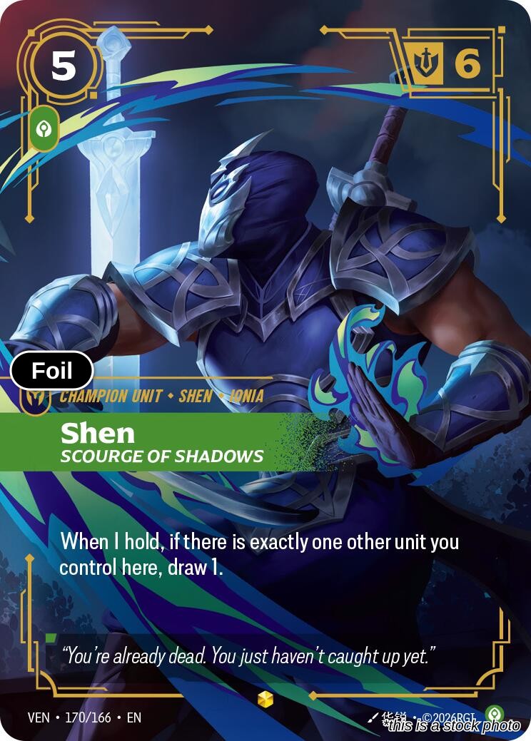 Shen, Scourge of Shadows (Overnumbered)