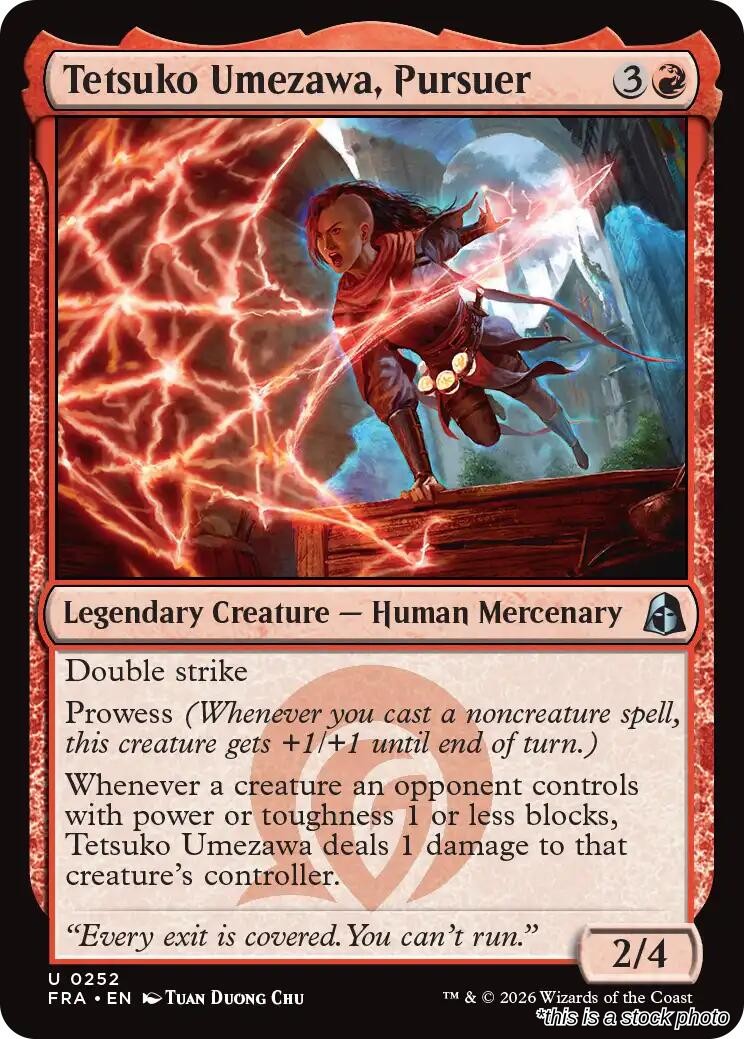 Tetsuko Umezawa, Pursuer