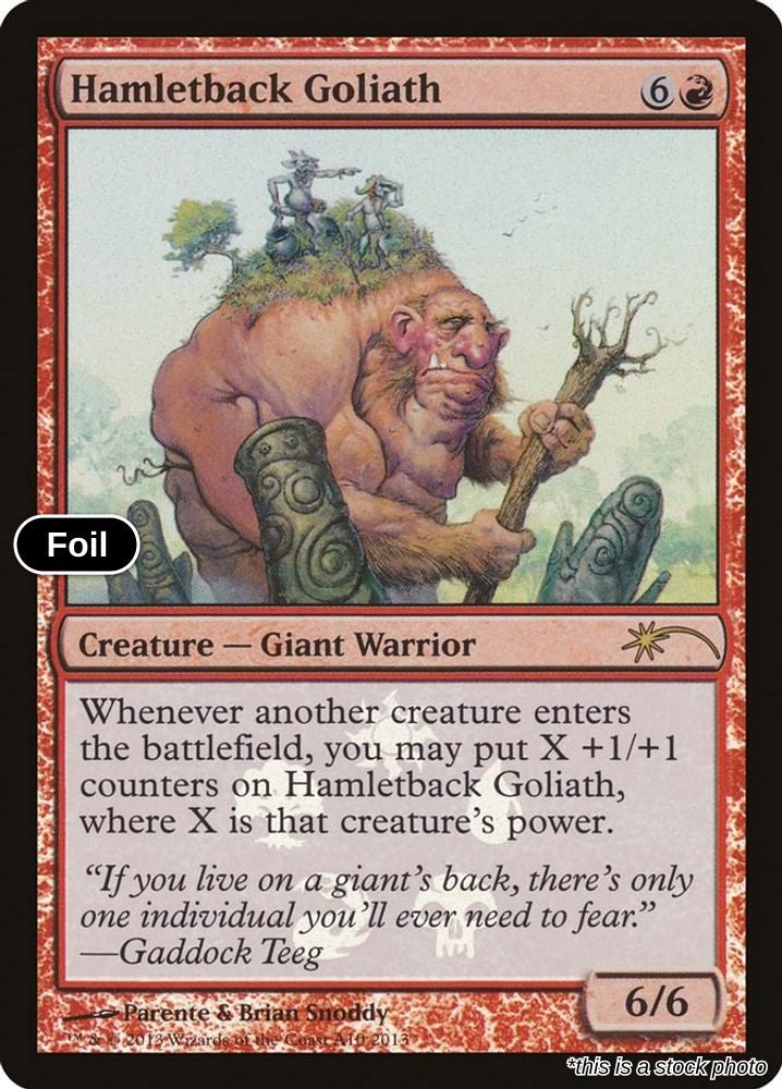 Hamletback Goliath