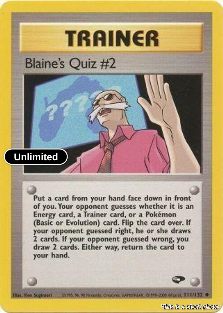 Blaine's Quiz #2