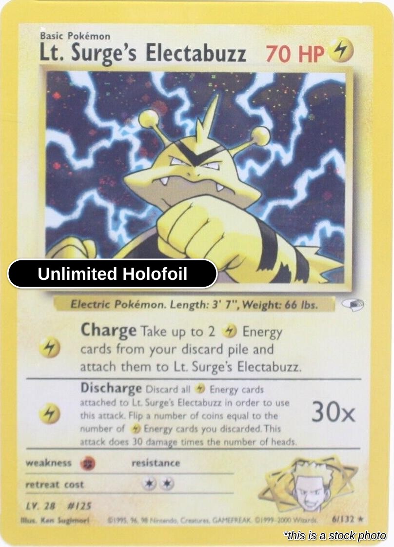 Lt. Surge's Electabuzz (6)