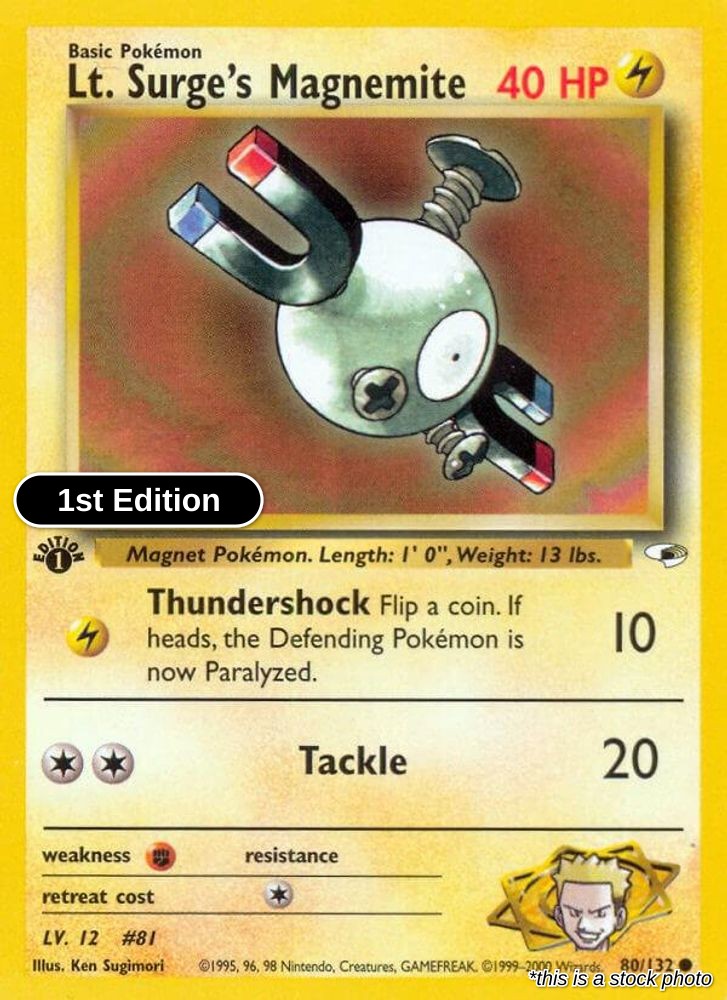 Lt. Surge's Magnemite (80)