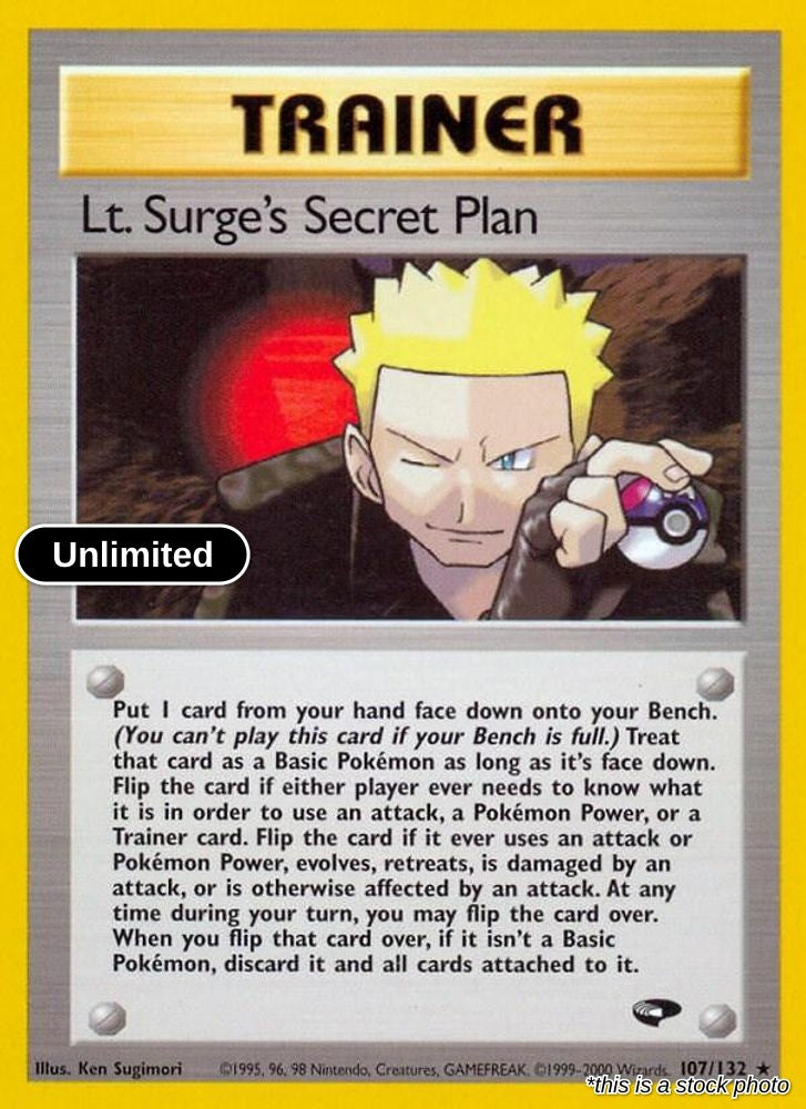 Lt. Surge's Secret Plan
